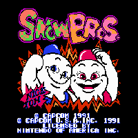 Snow Brothers Title Screen